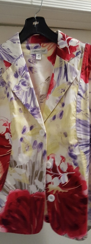 Coldwater Creek floral jacket